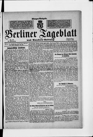 Berliner Tageblatt und Handels-Zeitung vom 07.04.1910