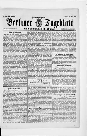 Berliner Tageblatt und Handels-Zeitung vom 03.06.1910