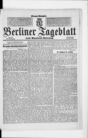 Berliner Tageblatt und Handels-Zeitung vom 04.06.1910