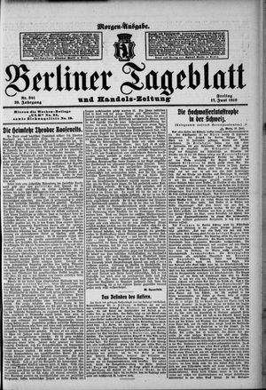 Berliner Tageblatt und Handels-Zeitung vom 17.06.1910