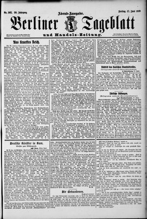 Berliner Tageblatt und Handels-Zeitung vom 17.06.1910