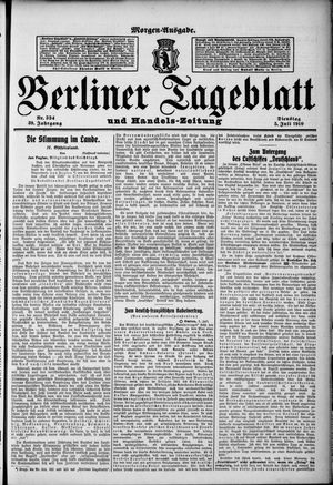 Berliner Tageblatt und Handels-Zeitung vom 05.07.1910