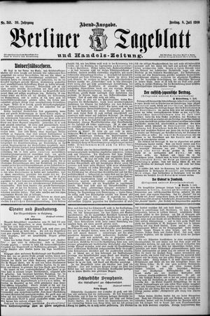 Berliner Tageblatt und Handels-Zeitung vom 08.07.1910