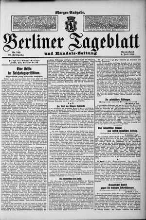 Berliner Tageblatt und Handels-Zeitung vom 09.07.1910
