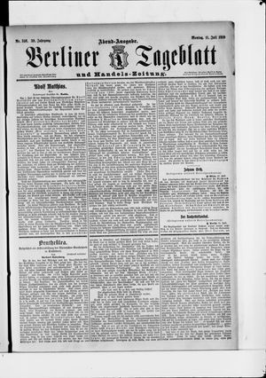 Berliner Tageblatt und Handels-Zeitung on Jul 11, 1910