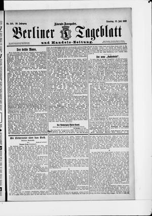 Berliner Tageblatt und Handels-Zeitung on Jul 12, 1910