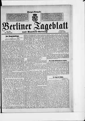 Berliner Tageblatt und Handels-Zeitung vom 19.07.1910