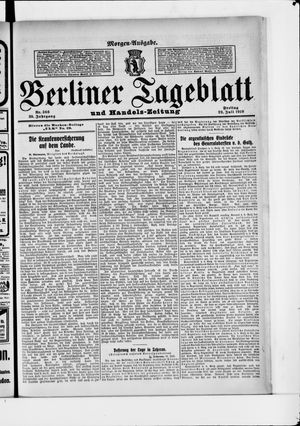 Berliner Tageblatt und Handels-Zeitung vom 22.07.1910