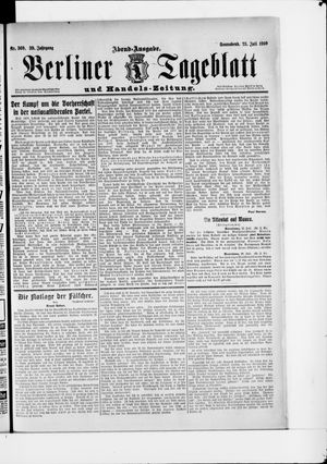 Berliner Tageblatt und Handels-Zeitung vom 23.07.1910
