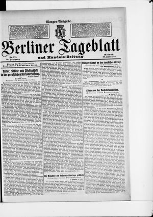 Berliner Tageblatt und Handels-Zeitung vom 27.07.1910