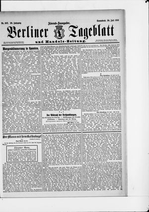 Berliner Tageblatt und Handels-Zeitung vom 30.07.1910