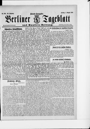 Berliner Tageblatt und Handels-Zeitung vom 05.08.1910