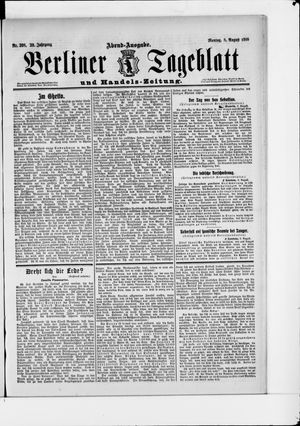 Berliner Tageblatt und Handels-Zeitung vom 08.08.1910