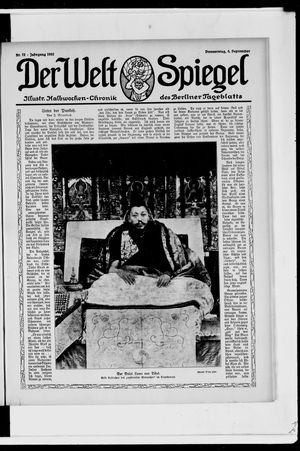 Berliner Tageblatt und Handels-Zeitung vom 08.09.1910