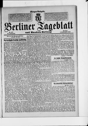 Berliner Tageblatt und Handels-Zeitung vom 09.09.1910