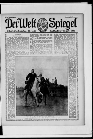 Berliner Tageblatt und Handels-Zeitung vom 20.11.1910