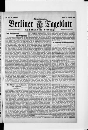 Berliner Tageblatt und Handels-Zeitung vom 02.12.1910