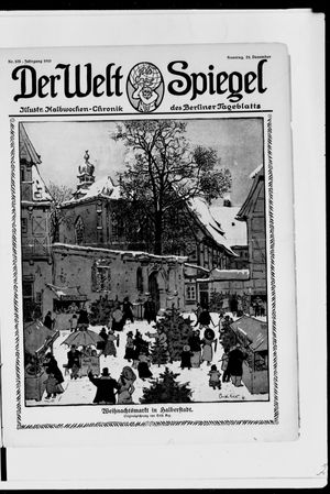 Berliner Tageblatt und Handels-Zeitung vom 25.12.1910