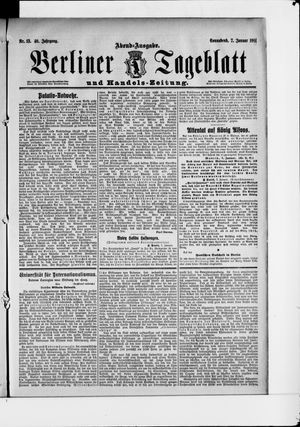 Berliner Tageblatt und Handels-Zeitung vom 07.01.1911