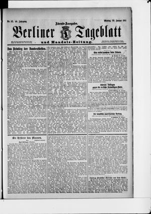 Berliner Tageblatt und Handels-Zeitung vom 23.01.1911