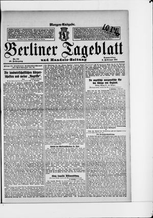 Berliner Tageblatt und Handels-Zeitung vom 02.02.1911