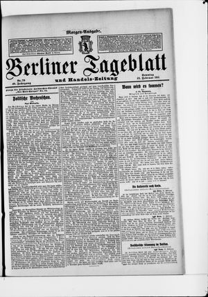 Berliner Tageblatt und Handels-Zeitung vom 12.02.1911