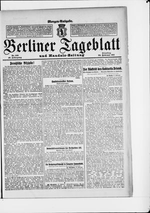 Berliner Tageblatt und Handels-Zeitung on Feb 28, 1911