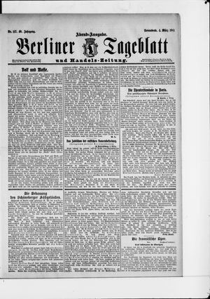 Berliner Tageblatt und Handels-Zeitung vom 04.03.1911