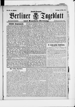 Berliner Tageblatt und Handels-Zeitung vom 14.03.1911