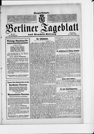 Berliner Tageblatt und Handels-Zeitung on Mar 21, 1911