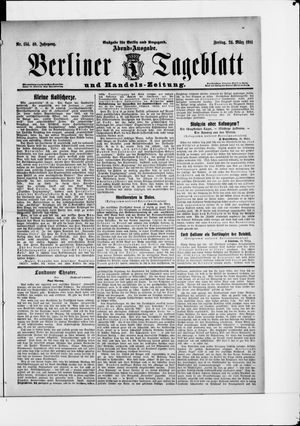 Berliner Tageblatt und Handels-Zeitung vom 24.03.1911