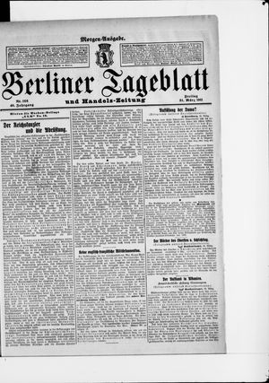 Berliner Tageblatt und Handels-Zeitung vom 30.03.1911