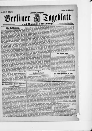 Berliner Tageblatt und Handels-Zeitung vom 31.03.1911