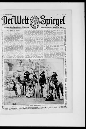 Berliner Tageblatt und Handels-Zeitung on Apr 23, 1911