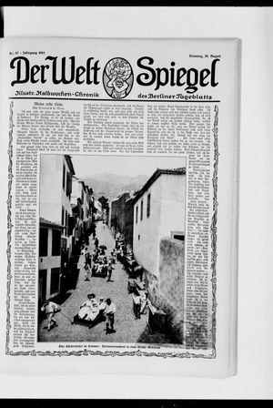 Berliner Tageblatt und Handels-Zeitung vom 20.08.1911