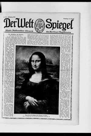 Berliner Tageblatt und Handels-Zeitung vom 27.08.1911