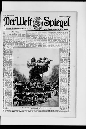 Berliner Tageblatt und Handels-Zeitung vom 31.08.1911