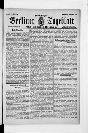 Berliner Tageblatt und Handels-Zeitung vom 05.09.1911