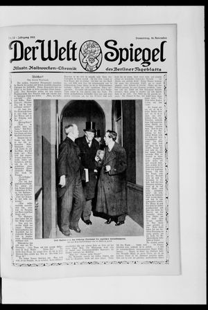 Berliner Tageblatt und Handels-Zeitung on Nov 16, 1911