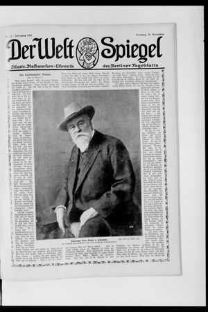 Berliner Tageblatt und Handels-Zeitung vom 26.11.1911