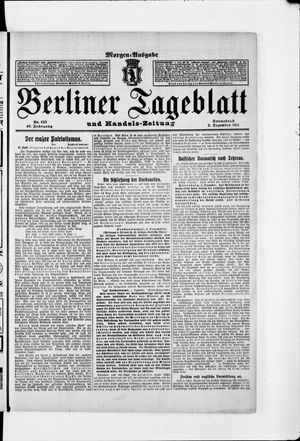 Berliner Tageblatt und Handels-Zeitung vom 02.12.1911