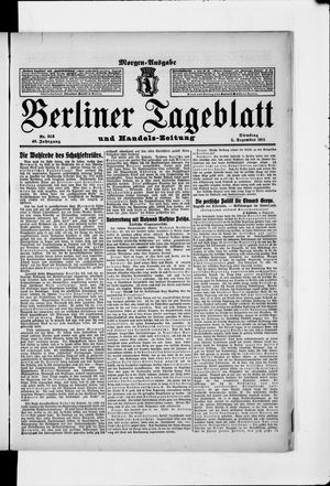 Berliner Tageblatt und Handels-Zeitung vom 05.12.1911