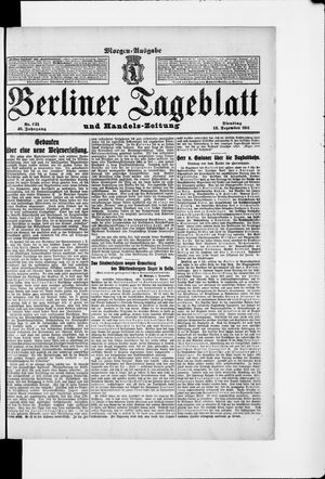 Berliner Tageblatt und Handels-Zeitung vom 12.12.1911