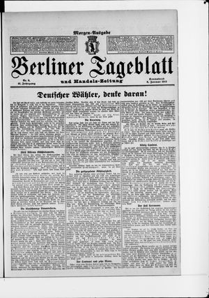 Berliner Tageblatt und Handels-Zeitung vom 06.01.1912