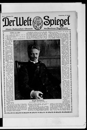 Berliner Tageblatt und Handels-Zeitung vom 25.01.1912