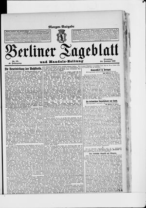 Berliner Tageblatt und Handels-Zeitung vom 30.01.1912