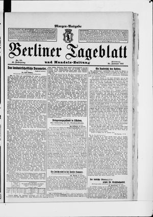 Berliner Tageblatt und Handels-Zeitung vom 31.01.1912