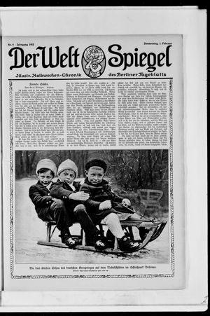 Berliner Tageblatt und Handels-Zeitung vom 01.02.1912