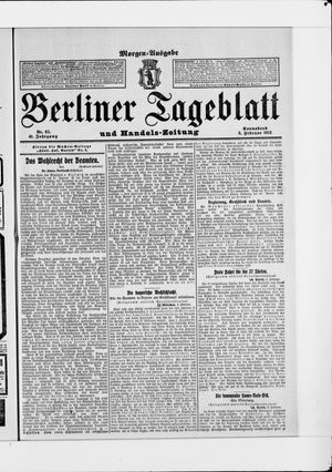 Berliner Tageblatt und Handels-Zeitung on Feb 3, 1912