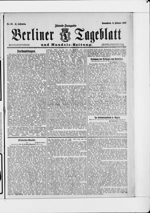 Berliner Tageblatt und Handels-Zeitung vom 03.02.1912